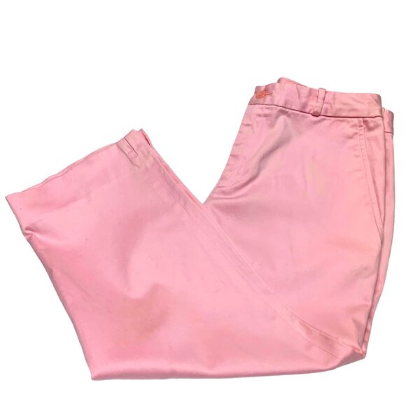 Ralph‎ Lauren Golf Pink Cotton Blend Straight Leg Ankle Pant - Picture 12 of 13